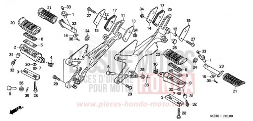 MARCHE CBF600N5 de 2005